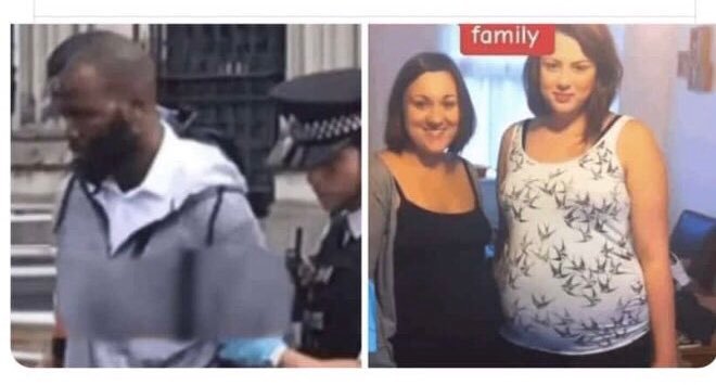 اعتقال نيجيري تسبب بحمل زوجته البرطانية و وأمهما واختها!