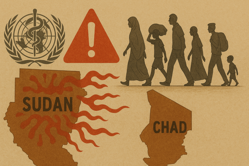 منظمة الصحة تحذر من تفشّي الكوليرا في السودان وأزمة اللاجئين تمتد إلى تشاد