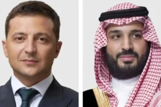 محمد بن سلمان وزيلينسكي يبحثان تطورات الأزمة الأوكرانية