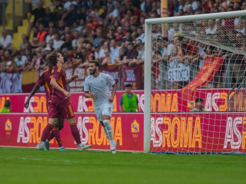 نيوم يلوح لكبار الدوري السعودي بتعادل مثير مع روما