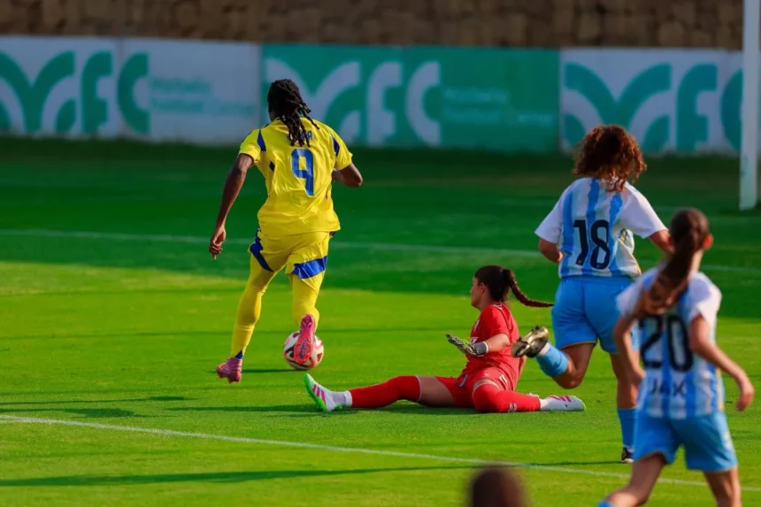 سيدات النصر يمطرن شباك ملقا الإسباني بـ15 هدفاً