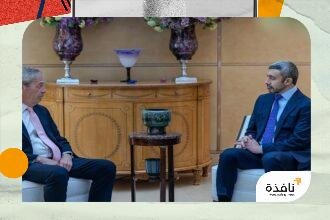 عبدالله بن زايد يبحث العلاقات الإستراتيجية مع عضو بالبرلمان البريطاني | نافذة الشرق