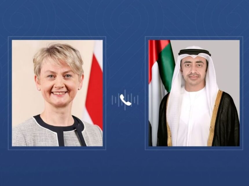 هاتفياً.. عبدالله بن زايد يبحث عدداً من الموضوعات مع وزيرة | نافذة الشرق