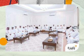 محمد بن سعود يقدم واجب العزاء في وفاة شيخة هلال | نافذة الشرق